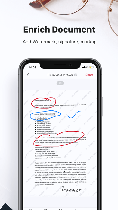 Скриншот ScannerHD Pro - PDF Scan 4